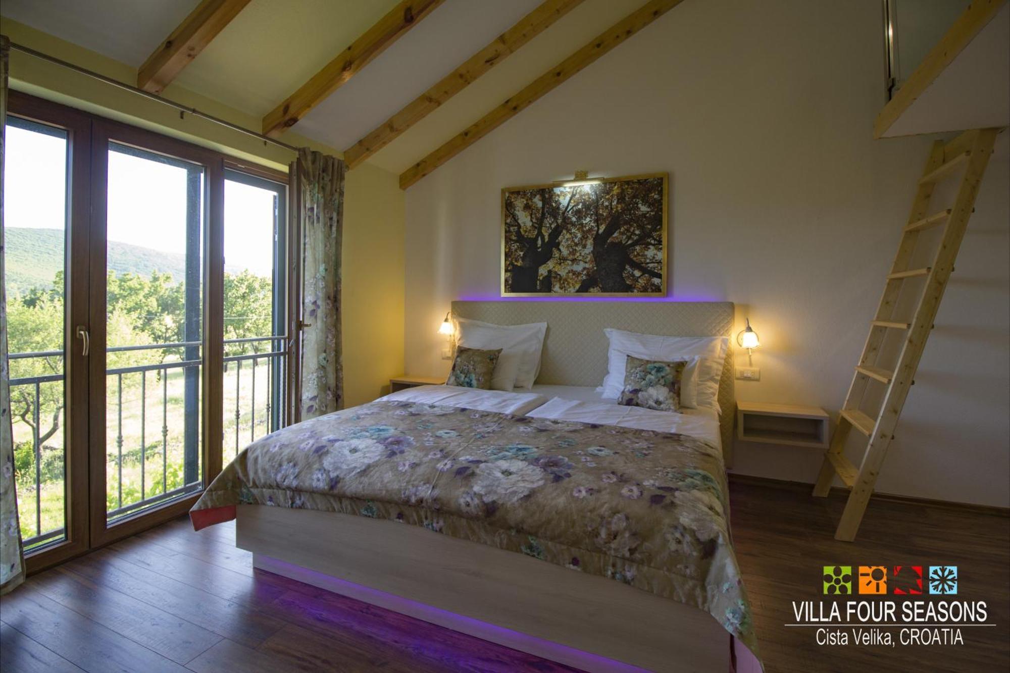 Villa Four Seasons, Heated Pool And 3 En-Suite Bathrooms Velika Čista Kültér fotó